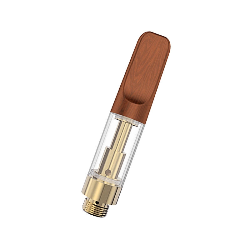Cartucho de madeira 1.6ohm da ponta CBD do cartucho descartável do furo de óleo 2.0mm*4 da entrada