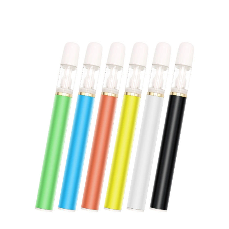 0.5 ml 1.0 ml Vape Pen de ponta redonda vazia CBD HHC Destilado Stick