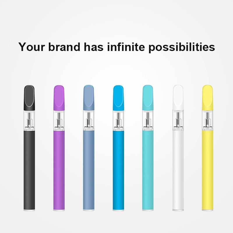 Marca 0.3ml 0.5ml 1.0ml Disponível CBD Dab Distilado Vape Pen Kit Fábrica Diretamente Com bobina de cerâmica