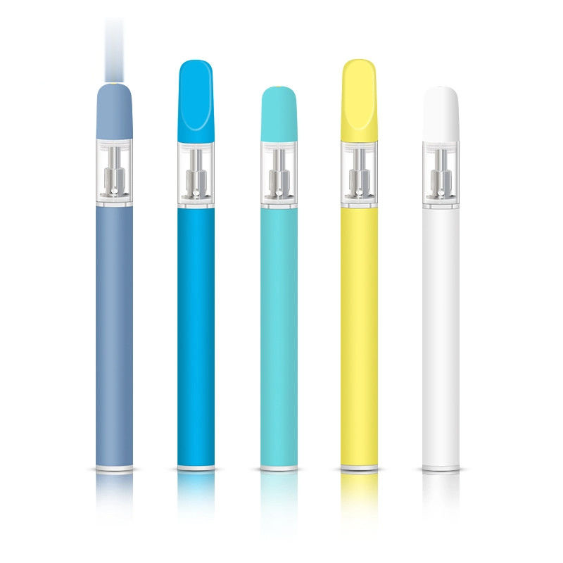 Marca 0.3ml 0.5ml 1.0ml Disponível CBD Dab Distilado Vape Pen Kit Fábrica Diretamente Com bobina de cerâmica
